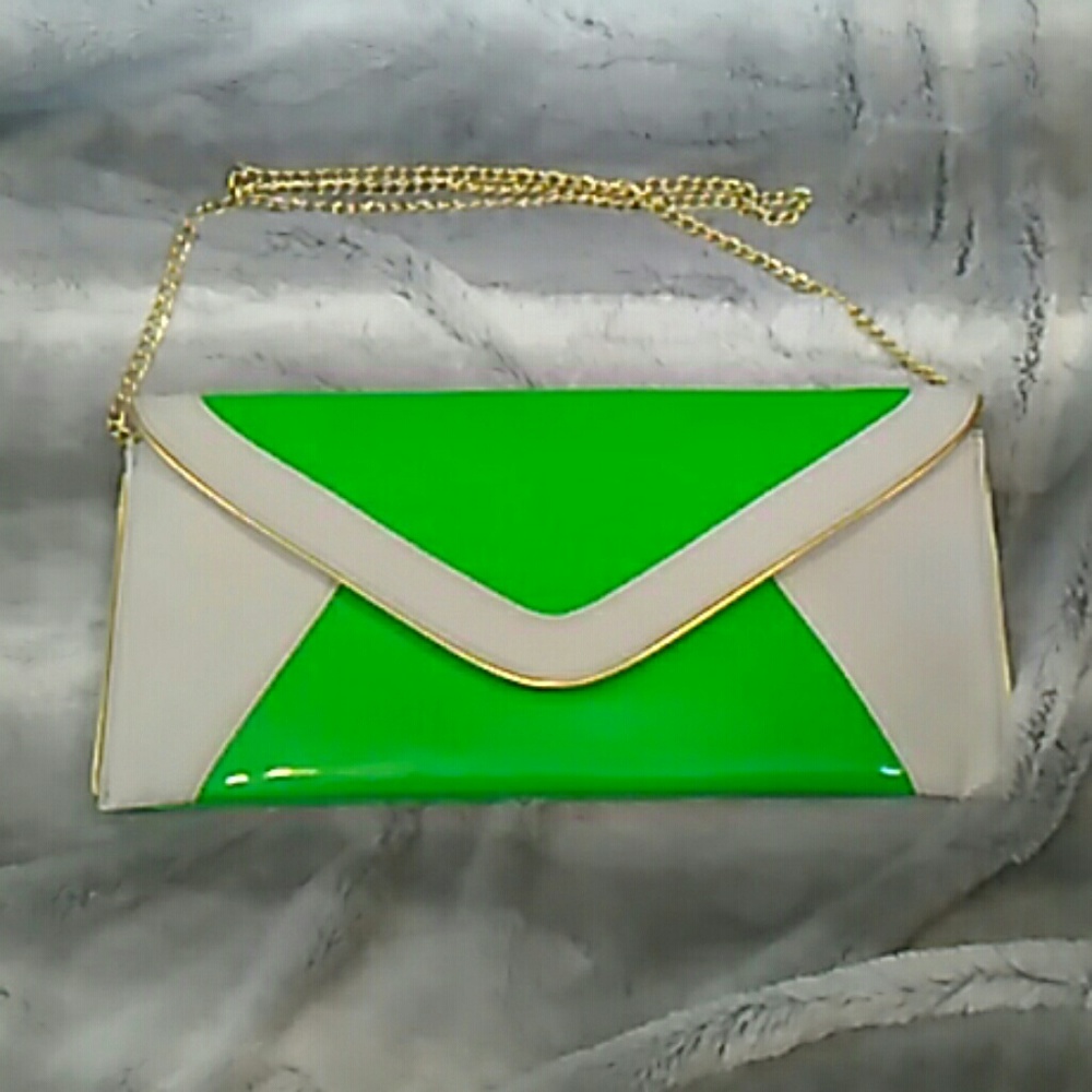 Neon clutch steve madden